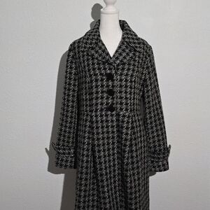 Classic, VTG, Y2K Tweed Big Buttons Peacoat Womens Medium